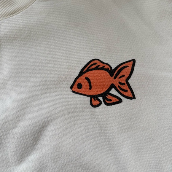 Viral PARKE Size L/XL Unisex Terry Cloth Summerland Heritage Mockneck Pullover - Picture 3 of 7